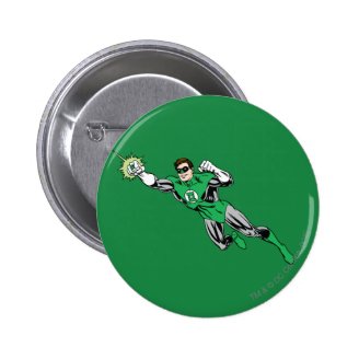 Green Lantern Fly Left 2 Pinback Buttons