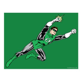Green Lantern Fly Right Postcards