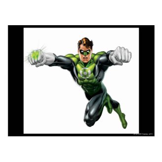 Green Lantern - Fully Rendered,  Looking Forward Postcards