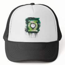 Green Lantern Graffiti Symbol Mesh Hat
