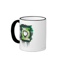Green Lantern Graffiti Symbol Coffee Mug