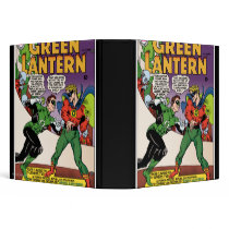 Green Lantern in the ring 3 Ring Binder