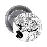 Green Lantern in the ring, Black and White Buttons