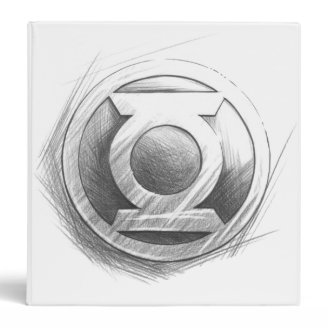 Green Lantern Insignia Vinyl Binders