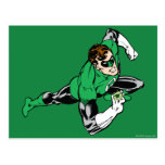 Green Lantern Leap Right Postcard