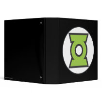 Green Lantern Logo 11 3 Ring Binder
