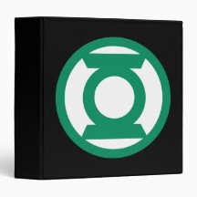 Green Lantern Logo 13 3 Ring Binder