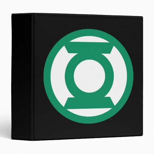 Green Lantern Logo 13 3 Ring Binder