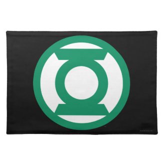 Green Lantern Logo 13 Placemat