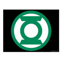 Green Lantern Logo 13 Post Cards