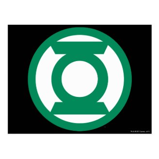 Green Lantern Logo 13 Post Cards