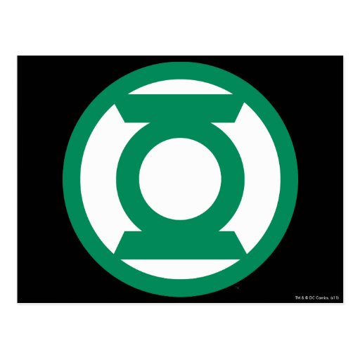 Green Lantern Logo 13 Post Cards