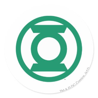 Green Lantern Logo 13 Round Sticker