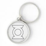 Green Lantern Logo 16 keychains