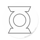 Green Lantern Logo 16 stickers