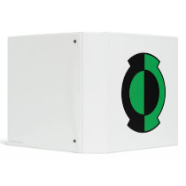Green Lantern Logo Flipped Binder