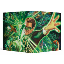 Green Lantern Painting Vinyl Binders
