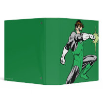 Green Lantern Pointing Ring 3 Ring Binders