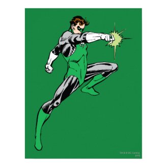 Green Lantern Pointing Ring Print