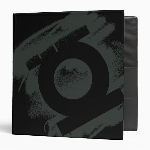 Green Lantern Spray Symbol 3 Ring Binder