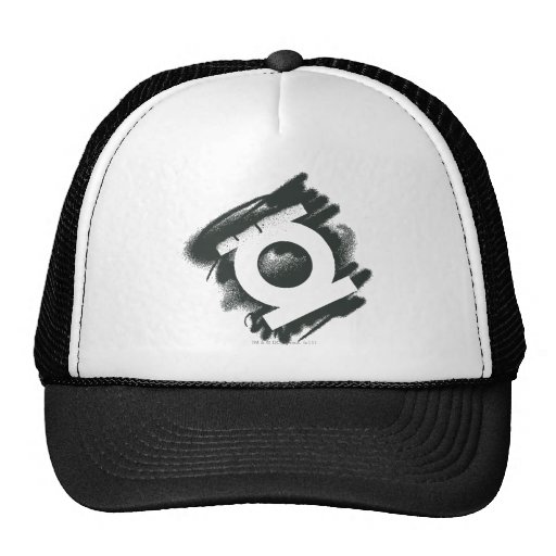 Green Lantern Spray Symbol Trucker Hats