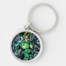 Green Lantern Surrounded - Color Keychain
