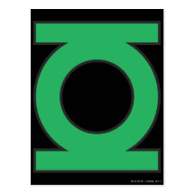Green Lantern Symbol Post Card
