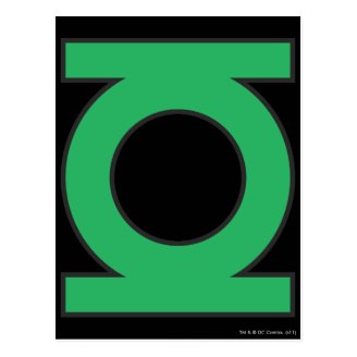 Green Lantern Symbol Post Card