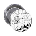 Green Lantern vs Clown, Black and White Pin