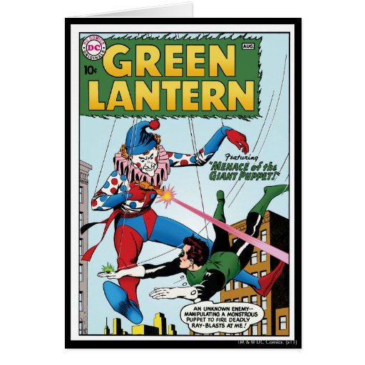 Green Lantern vs Clown Cards