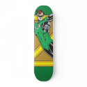 Green Lantern  with Background skateboard