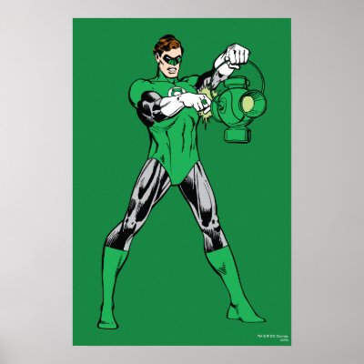 green lantern poster. Green Lantern with Lantern