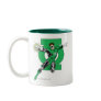 Green Lantern with Logo Background Coffee Mugs