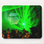 Green Lasers Night Mousepad