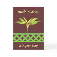 Green Lattice Special Occasion Card card