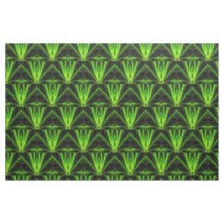 Green Leaf Abstract Fabric