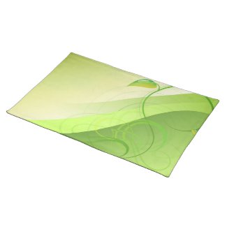 Green Leaf Background Placemat