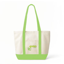 Green Leaf Doodle Art Bag bags