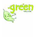 Green Leaf Doodle Art T-Shirt by oodlesdoodles Green Leaf Doodle Art T-Shirt