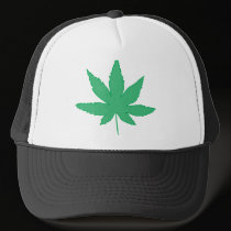 Green Leaf Hat by CMYK_Designs Green Leaf Hat