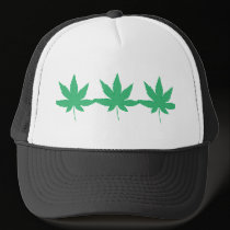 Green Leaf Hat by CMYK_Designs Green Leaf Hat