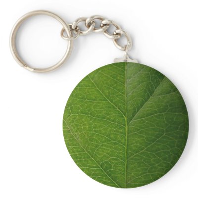 Green Leaf Key Chain