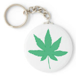 Green Leaf Keychain