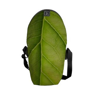 Green Leaf Nature Lover Courier Bags