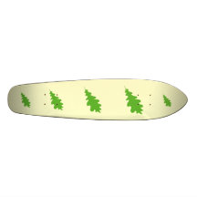 Green Leaf, Oak Tree leaf Design. Skate Boards