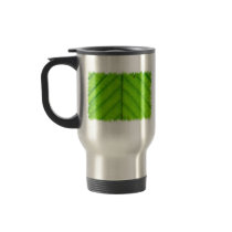 Green Leaf Stainless Travel Mug