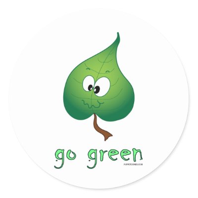Green Leaf stickers