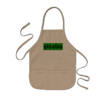 Green Leaf Stripes aprons