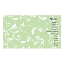 Green Leaves - Business Business Card Templates
