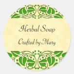 Green Leaves Custom Craft Stickers